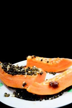 Papaya fruit Stock Photos