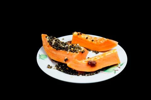 Papaya fruit Stock Photos