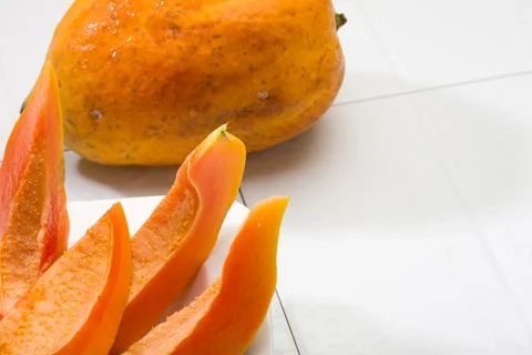 Papaya fruit Foto stock