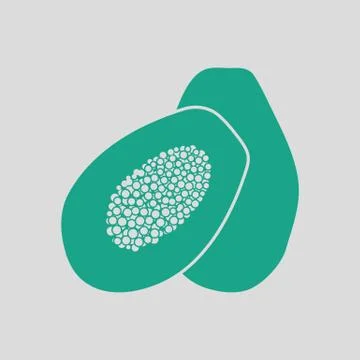 Papaya icon Stock Illustration