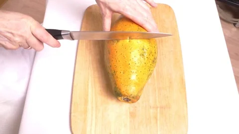 Papaya inside 스톡 동영상 156255703