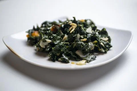 Papaya leaf vegetable Stock Photos