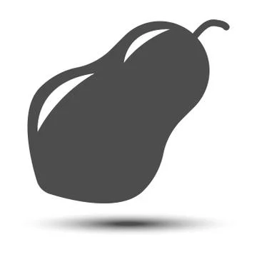 Papaya vector icon Stock Illustration