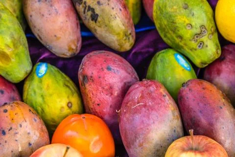 Papayas Stock Photos