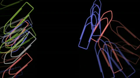 Pape rclips Stock-Footage 718213