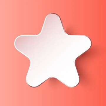 Paper 3d star. Vector eps10 background Illustrazione stock