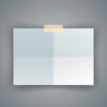 Paper A4 icon on the grey background. Stock Illustration