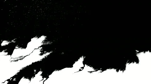 Paper absorbs ink paint. Macro. 動画素材 20634650
