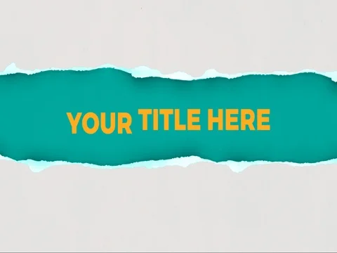 Paper After Effects stock