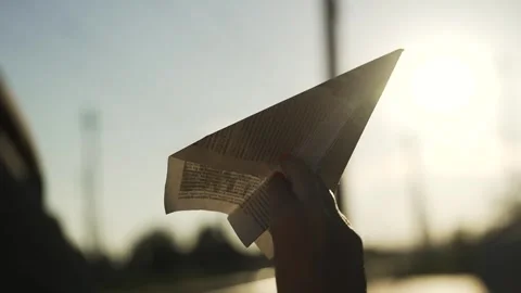 Paper airplane Stock Footage 251009433
