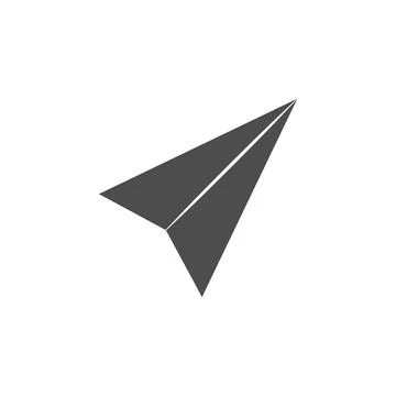 Paper airplane icon. Elements of web icon. Premium quality graphic design icon Stock Illustration