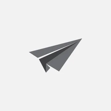 Paper airplane icon Stock Illustration