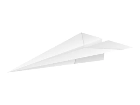 Paper airplane Stock Illustration