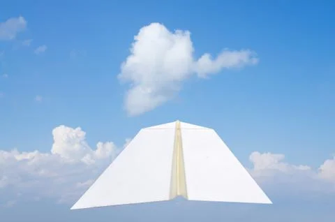 Paper airplane Stock Photos