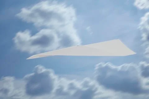 Paper airplane Stock Photos
