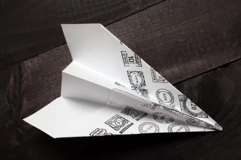 Paper airplane Stock Photos