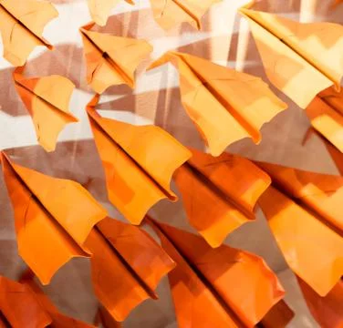 Paper airplanes Stock Photos