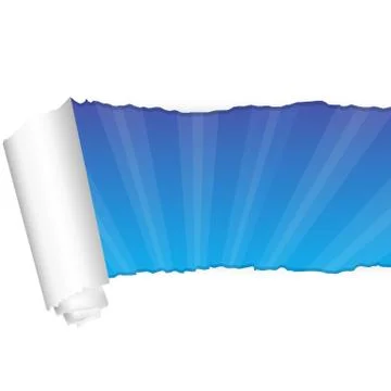 Paper and rays Stock Illustration
