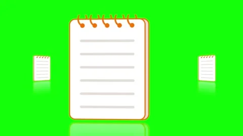 Paper Animated with Stripe on Chroma Key for Compositing Stock-Footage 337990907
