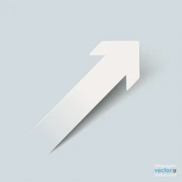Paper arrow growth イラスト素材