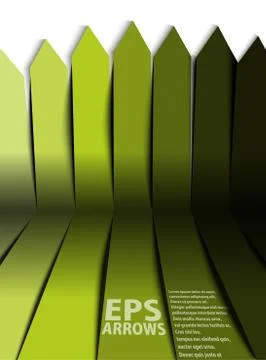 Paper arrows Stock Illustration