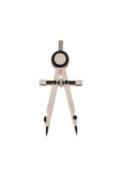 Paper art compass. Tool. Stock Photos