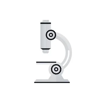 Paper Art Microscope Vector Icon Stock Illustration