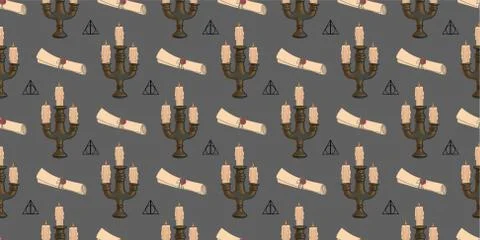 Paper art pattern with parchment scroll for decoration design. Vector cover. Stock Illustration