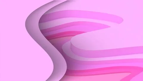 Paper art People abstract Pattern Waves Modern Geometric shapes on People Stock Illustration
