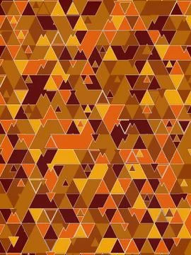 Paper art template with triangular shapes pattern. 3d rendering design element Ilustración de archivo