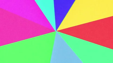 Paper background consists of five cards in different colors. Stock Footage 249950821