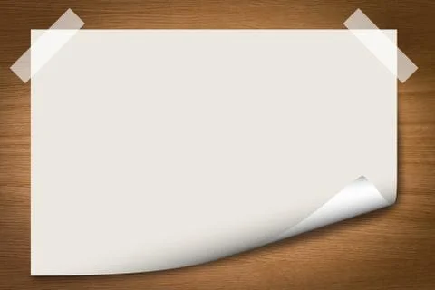 Paper background with page curl Stock Photos