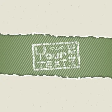 Paper background with torn edges and space for text Illustrazione stock