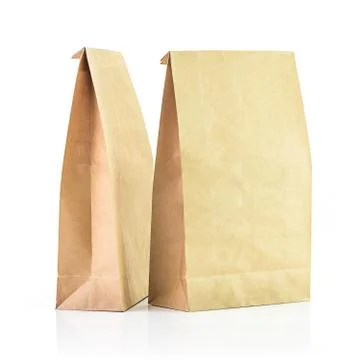 Paper bag group Stock Photos
