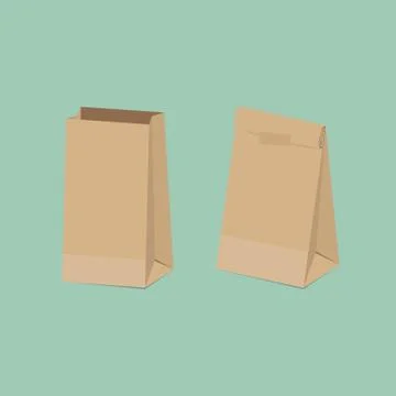 Paper Bag Stock Illustration