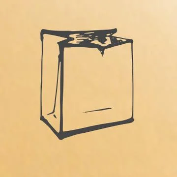 Paper bag 스톡 일러스트