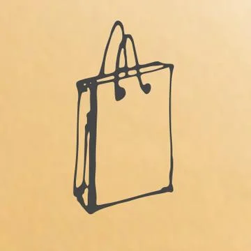 Paper bag Stock Illustration