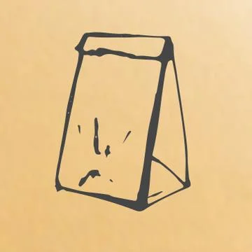 Paper bag 스톡 일러스트