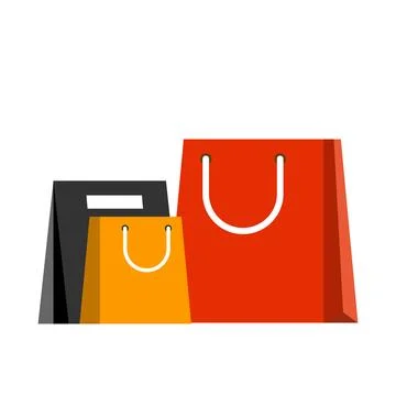 Paper bag for making purchases Stock Illustration