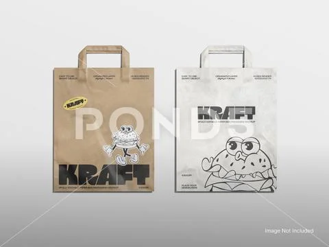 Paper Bag Mockup - Retail Packaging PSD Template