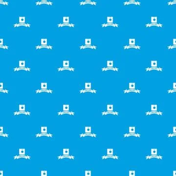 Paper bags pattern vector seamless blue 스톡 일러스트