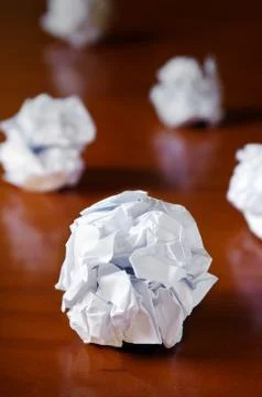 Paper balls Stock Photos