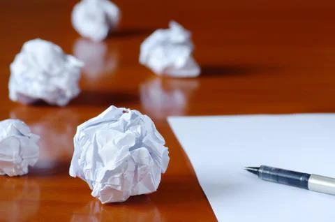 Paper balls Stock Photos