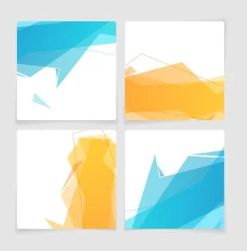 Paper Banner Blank. Vector Illustrazione stock