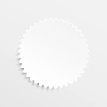Paper Banner. Design Vector. Mockup. Star, stars. Stock Illustration