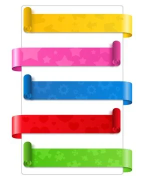 Paper Banners Stock Illustration