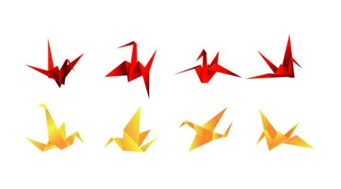 Paper bird Stock Illustration