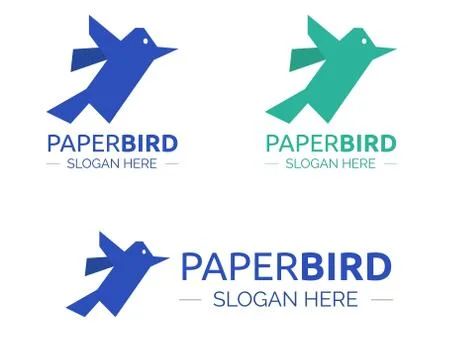 Paper bird 스톡 일러스트