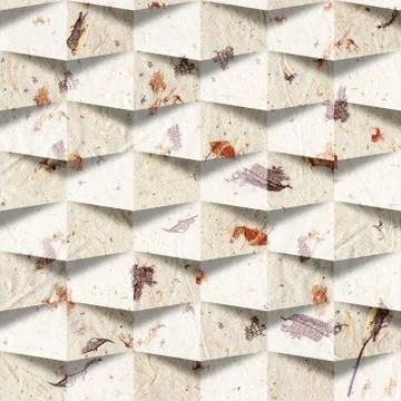 Paper blocks stacked for seamless background Stock Illustration