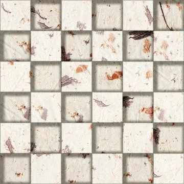 Paper blocks stacked for seamless background Stock Illustration